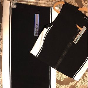 NEW Crop Top Skirt Set